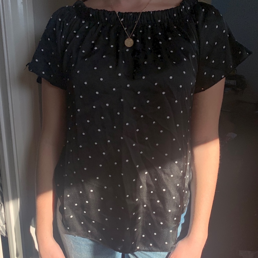 Off the shoulder blouse !